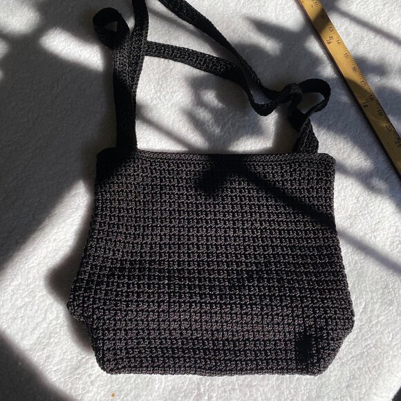 Talbots Black Woven Shoulder Bag - Picture 2 of 12